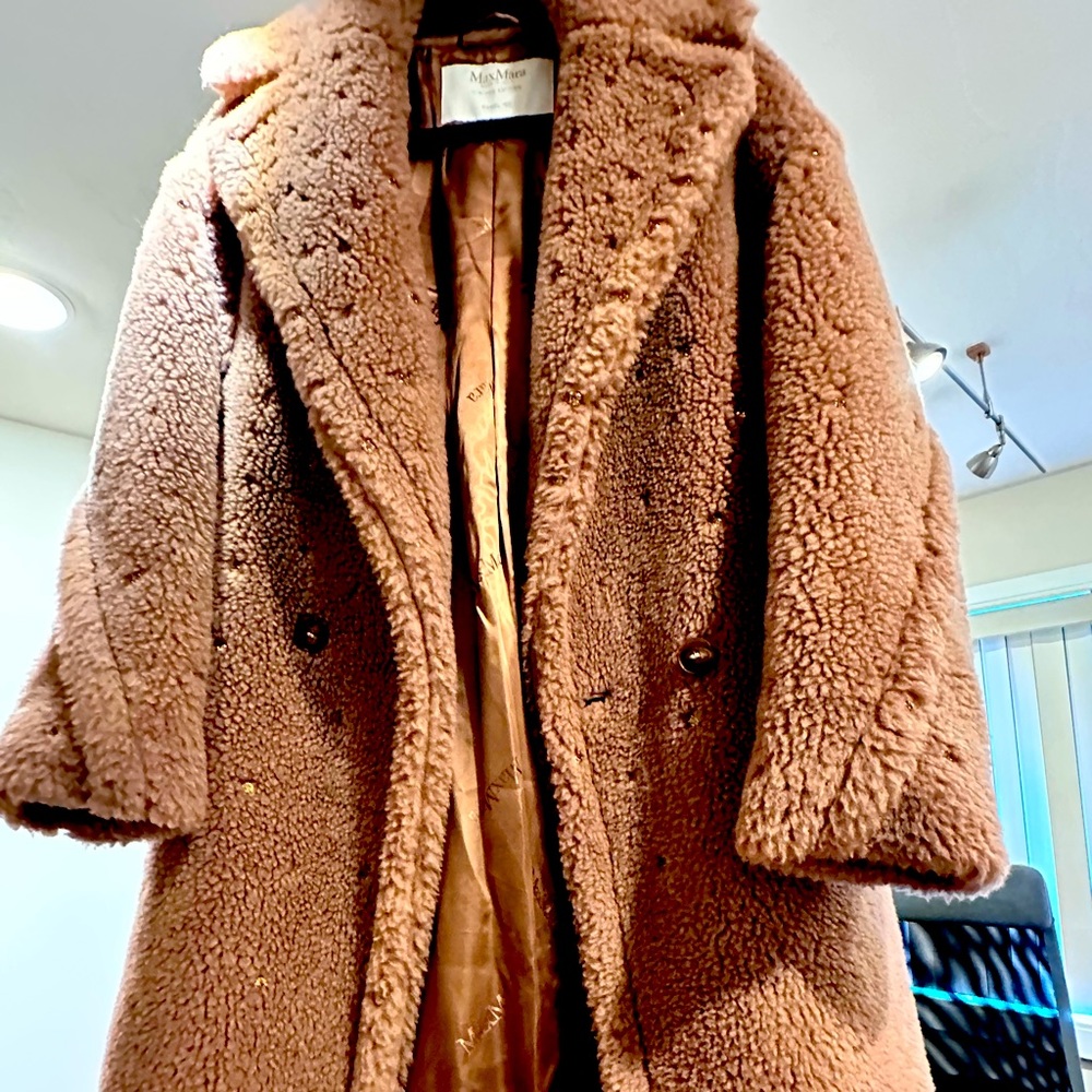 Max Mara Crystal Embellished Teddy Coat (10 Years Anniversary Limited Edition)